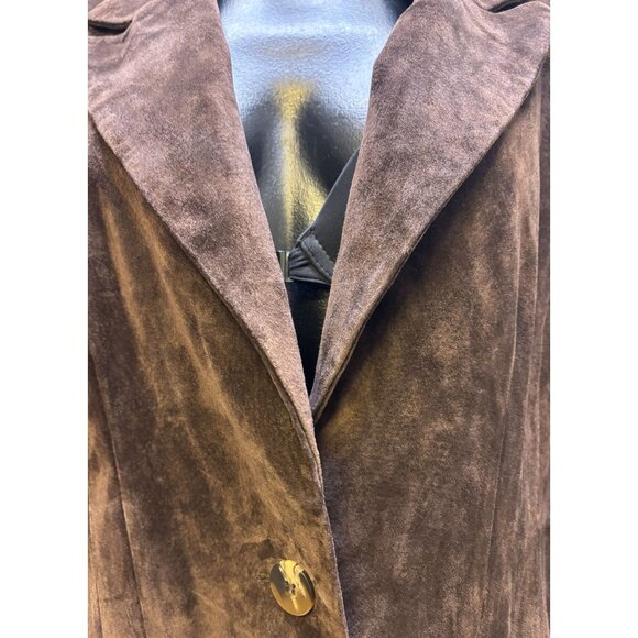 NWOT Finley Brown Suede Jacket XL - Picture 7 of 8